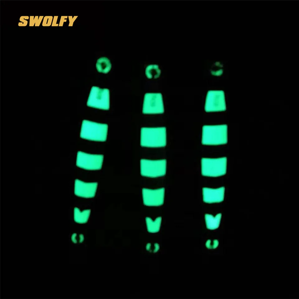 Swolfy 3 шт. 60 г медленно встряхивающаяся металлическая рыболовная ложка для