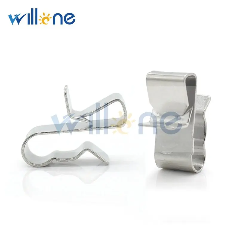 Willone 100 шт. PV солнечные кабельные зажимы из нержавеющей стали для крепления солнечного кабеля