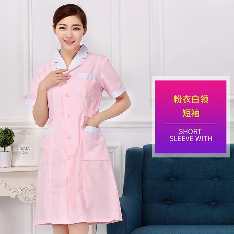 Униформа для медсестры Женская медицинская униформа одежда работы аптека белое