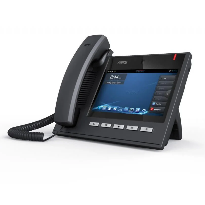 Смартфон C600 Enterprise с 6 sip-линиями Android видео HD 720P офисный VOIP телефон |