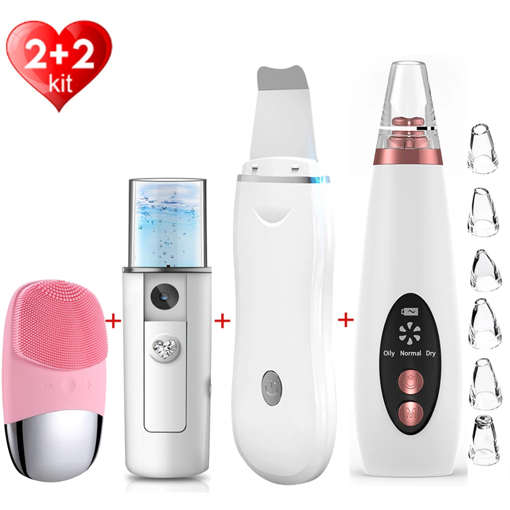 Электрический вакуумный пылесос для удаления черных точек и пор скребок кожи