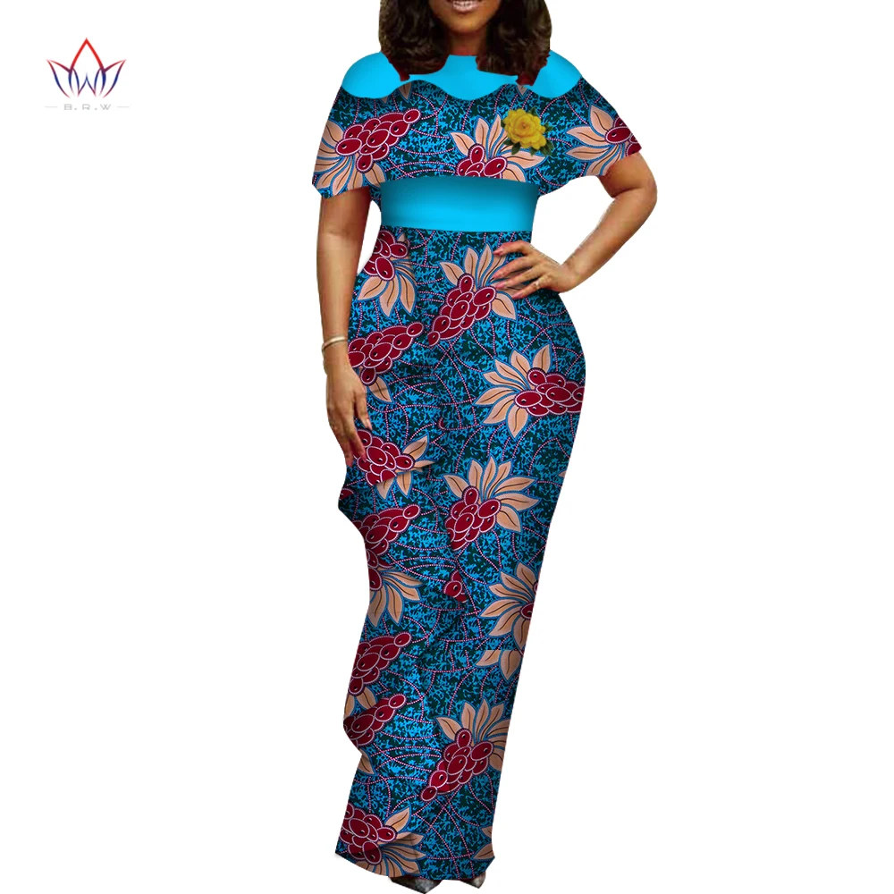 Размера плюс платье на новый год 2022 Дашики африканские платья для женщин в