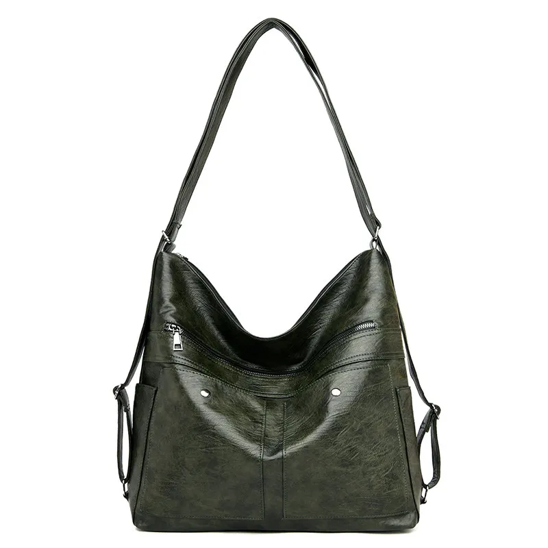 2021 кожаные сумки на плечо женские роскошные дизайнерские вместительные через