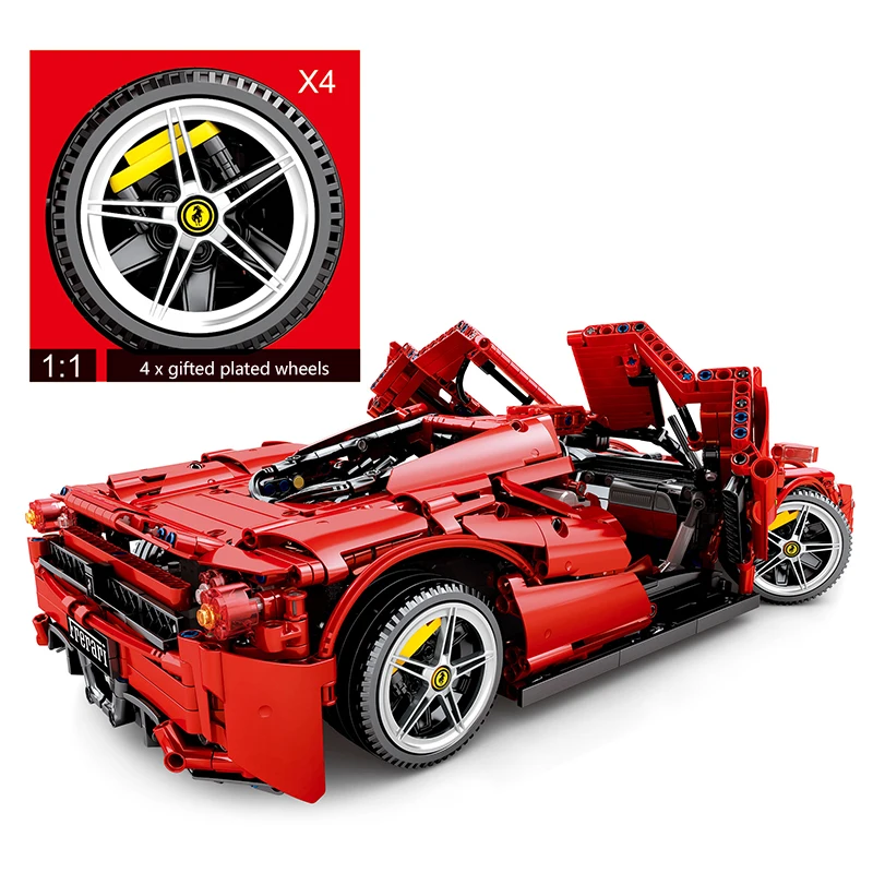 RC 2615 шт Ferraried Enzo спортивный автомобиль 1:10 модель строительные блоки Развивающие