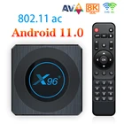 ТВ-приставка на Android 11, голосовой помощник, 8K, Wi-Fi, 2,4 ГГц и телефон, 4 Гб ОЗУ, 32 ГБ, 64 ГБ, 128 ГБ, медиаплеер, стабильная телеприставка с несколькими устройствами для подключения