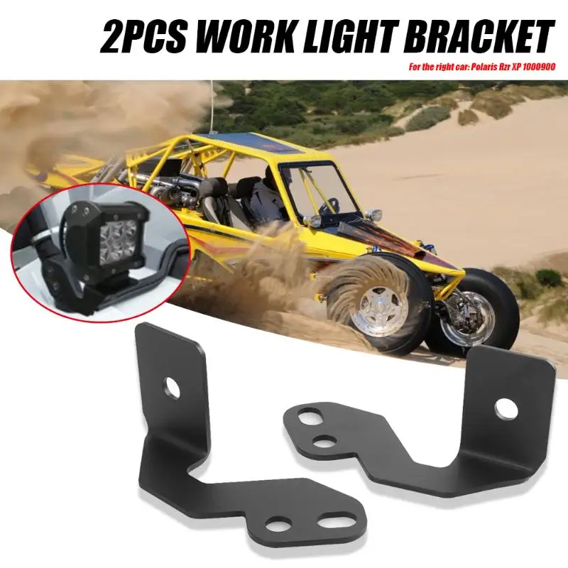 

LED Work Light Bar Roll Cage Elaborate Manufacture Prolonged Durable Mounting Brackets for Polaris RZR 900 1000 S 800