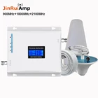 Трехдиапазонный gsm усилитель сигнала JinRuiAmp, модель JR-GDW27, 2G3G4G.