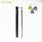 Твердосплавные режущие пластины для ЧПУ, комплект из 10 твердосплавных пластин 16ER 16IR 891011121416181920 Вт, для токарного станка с ЧПУ и 1 держатель инструментов SNR0016Q16 SNL0016Q16