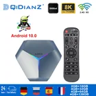 Смарт ТВ-приставка A95X F4, Android 10, RGB, 2,4G5G, Wi-Fi, Bluetooth 4,2, четырехъядерный Amlogic S905X4, 8K медиаплеер, ТВ-приставка PK IPTV