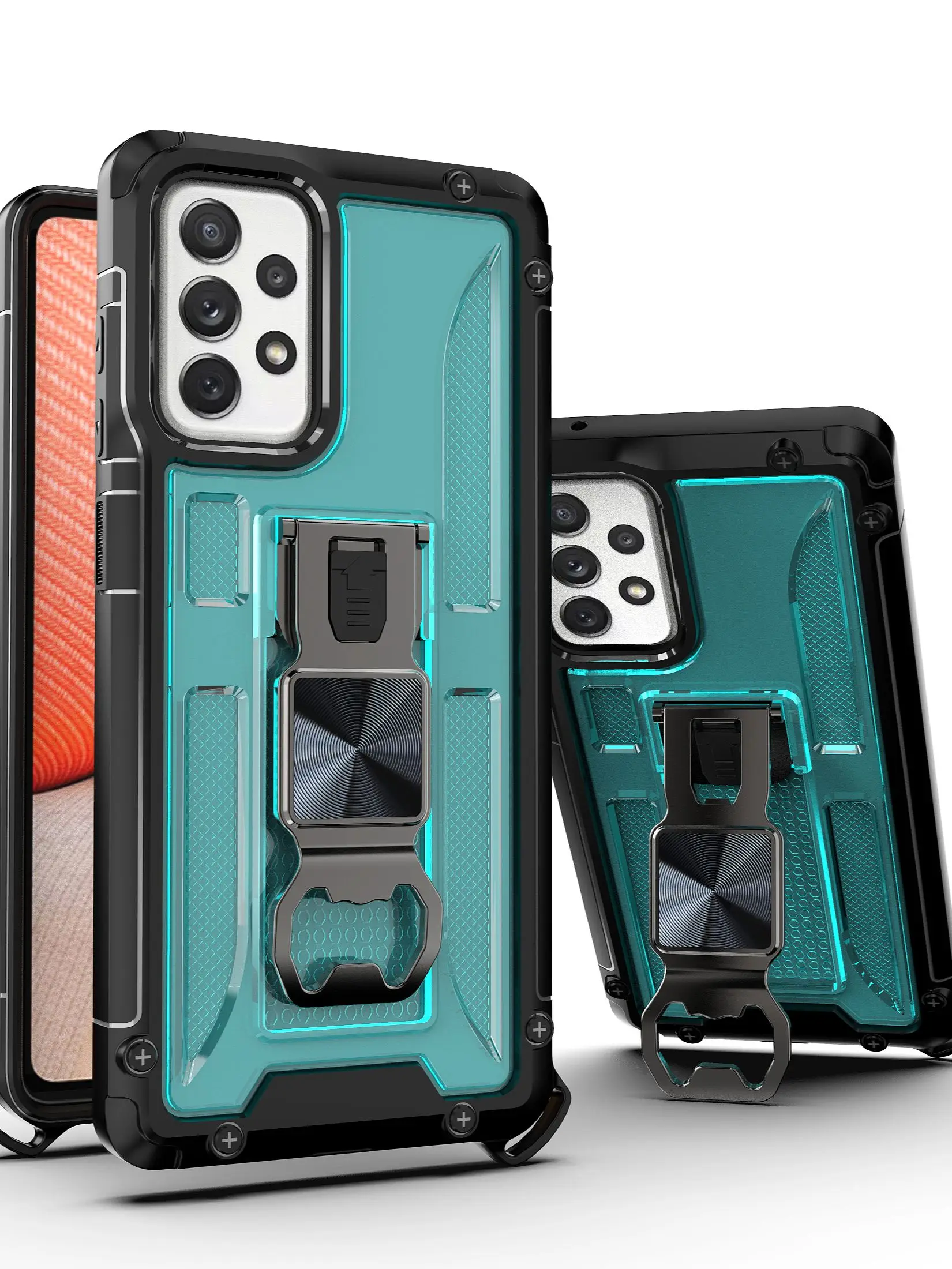 bottle opener shockproof armored stand phone case for xiaomi redmi note 9 10s 9t 9a 4g poco x3 f3 pro nfc m3 magnetic back cover free global shipping