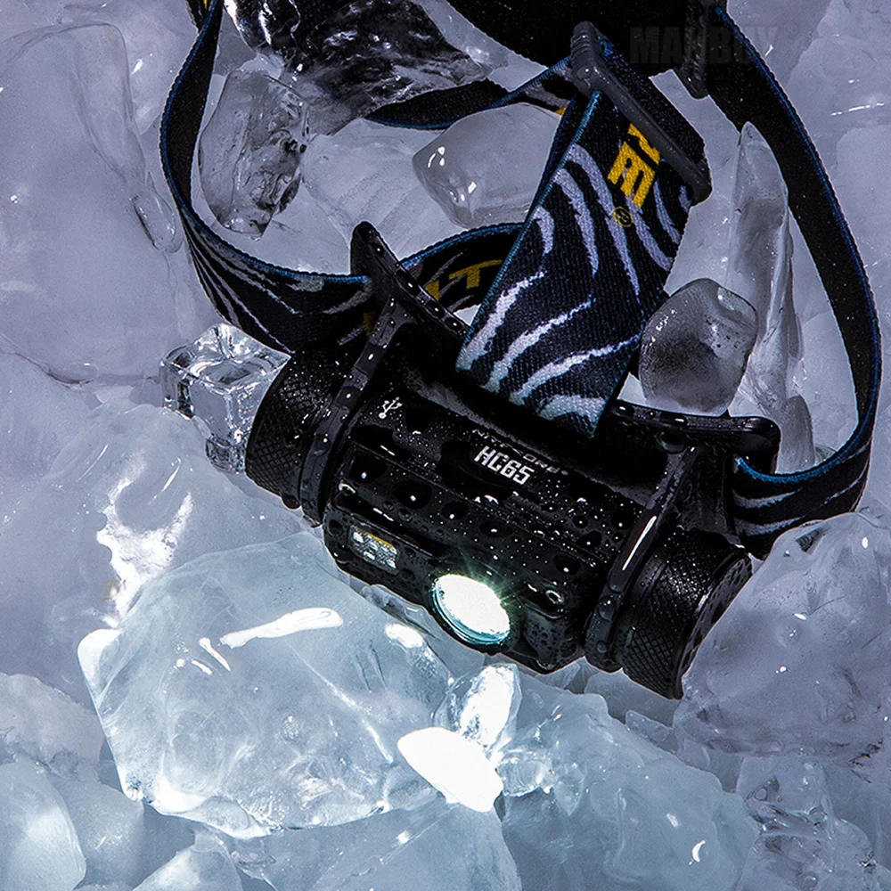 Nitecore HC65 18650 перезаряжаемый светодиодный налобный фонарь CREE U2 1000LM тройной выход