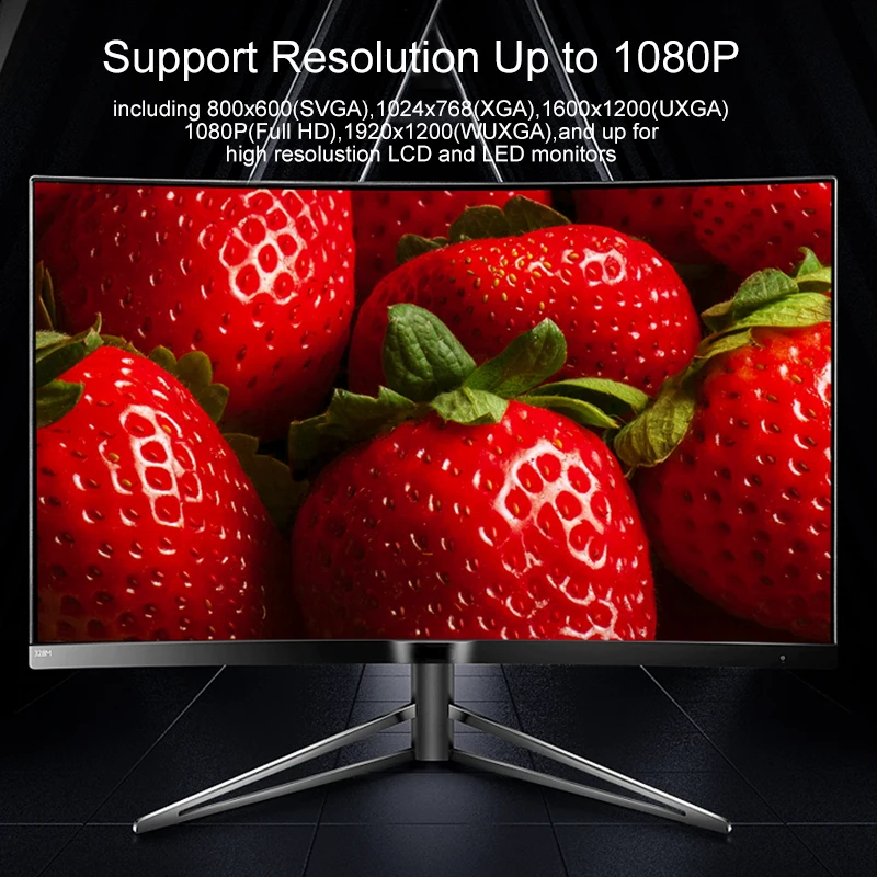 SAMZHE VGA Male to 1080P Cable D-Sub Multiple Shielding Black for Projector Computer Monitor | Электроника