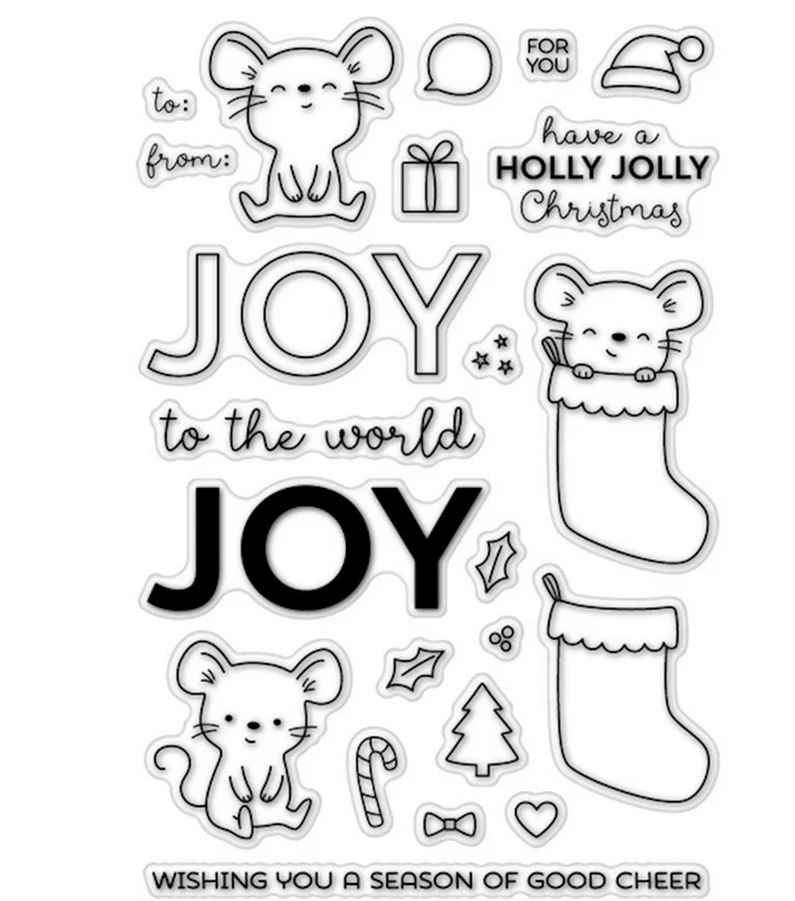 Joy Clear штамп или для DIY Скрапбукинг/изготовление карт/Дети забавное украшение