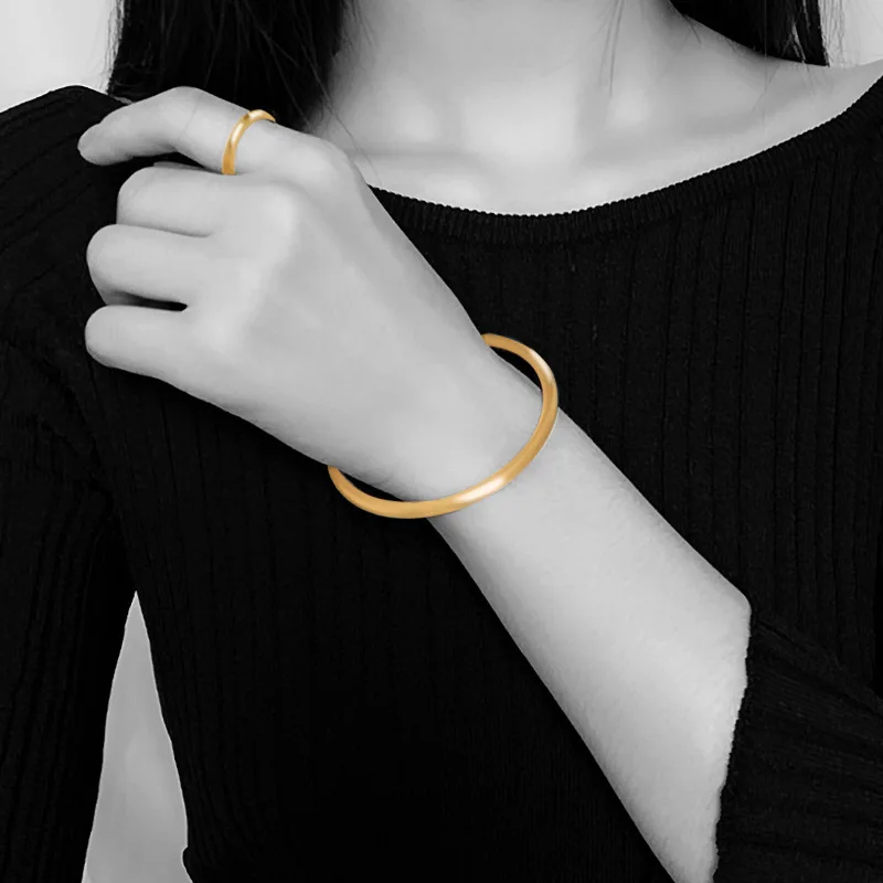 Модный золотой браслет из титановой стали классические браслеты Joker Lady love для