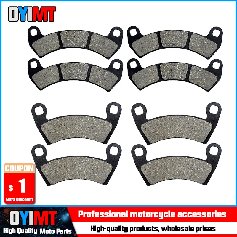 

Motorcycle Front and Rear Brake Pads For POLARIS RZR XP 4 Turbo 2016-2020 RZR XP Pro Turbo 2020-2022 FA680 FA656