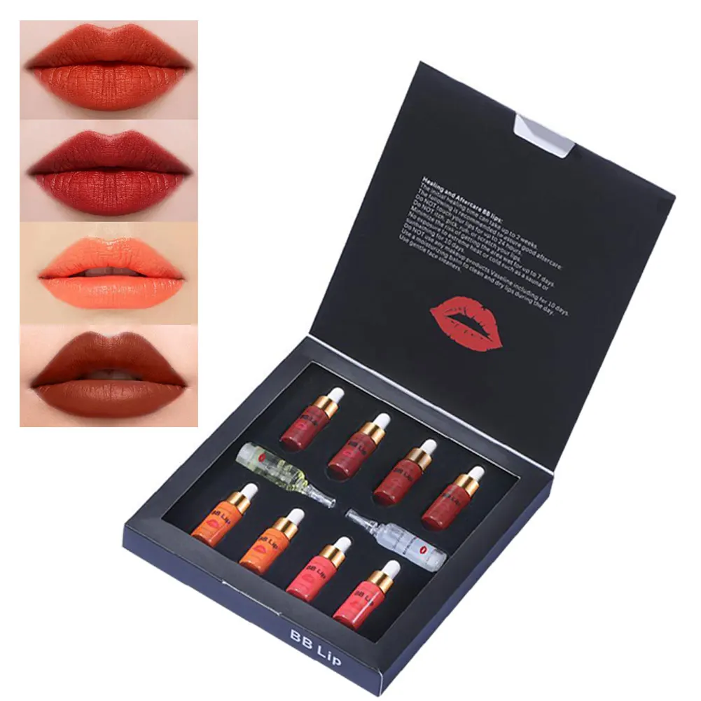 

Набор блеска для губ, стойкий увлажняющий крем для губ с полуперманентной глазурью