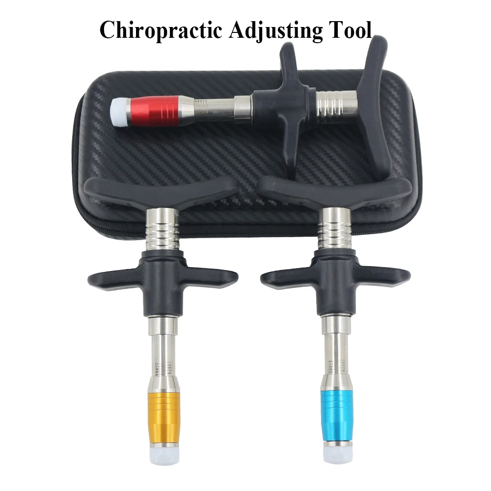 Chiropractic Adjusting Tools Correct The Spine Massage Stainless Steel Massager Instrument  Impulse Bone Setting Fascia Gun