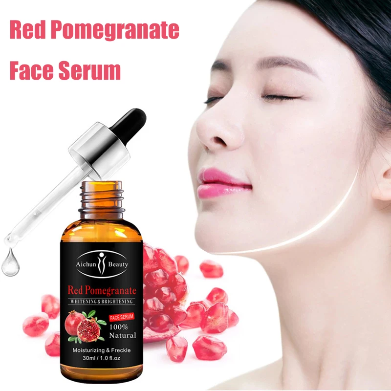 

30ml Red Pomegranate Essence Oil Anti-Aging Moisturizing Makeup Nourishing Facial Skin Care Serum Whitening Shrink Pores Essence