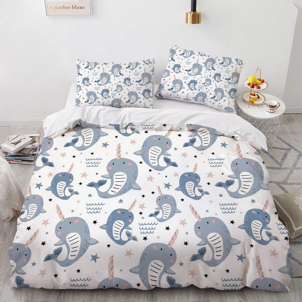 3D Luxury Bedding Sets Comforter Quilt Cover Duvet Set Double King Queen Single Size Cartoon Design Custom Bedclothes | Дом и сад