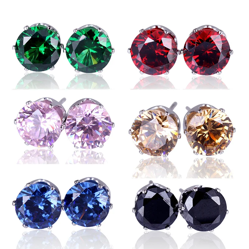 

Korean women's earrings hot sale S925 sterling silver earrings women's simple and versatile niche design sweet stud earrings