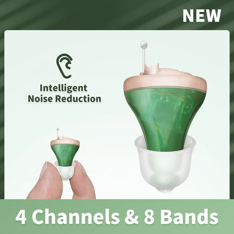 

Mini Hearing Aid CIC Digital Wireless Sound Amplifier For Elderly Deafness Portable Adults Severe Loss Ear Aids Health Device