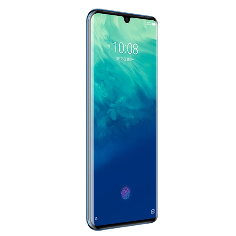 Мобильный телефон zte Axon 10 Pro, 6,47 дюймов, гибкий изогнутый экран, 6 ГБ ОЗУ, 128 Гб ПЗУ, восьмиядерный смартфон Snapdragon 855, 4G LTE