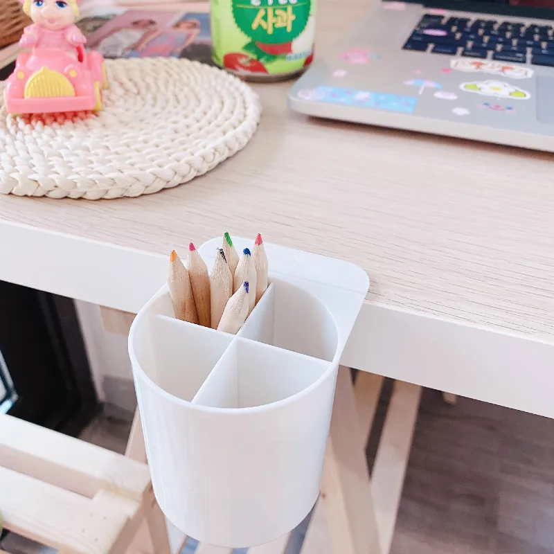 Настольный пластиковый держатель для ручек подставка карандашей настольный