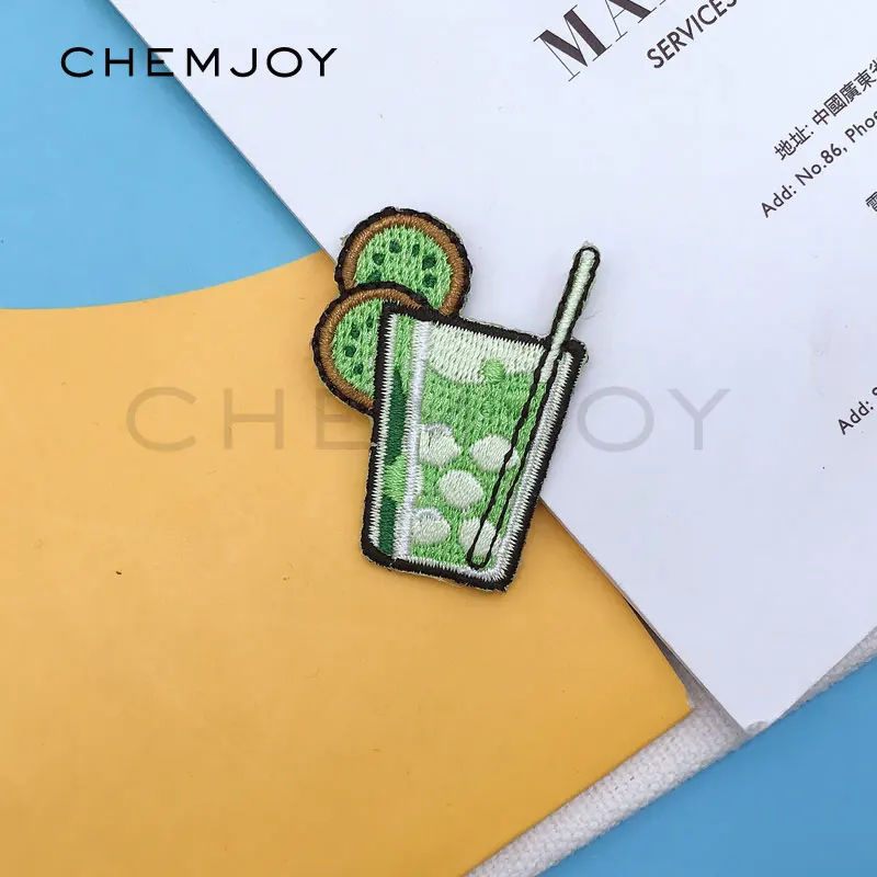 Тканевые нашивки в виде фруктового сока 6 шт. | Дом и сад