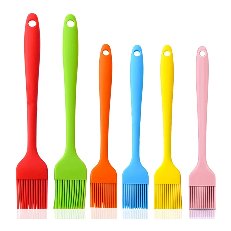 

Silicone Basting Brushes,Pastry Brush,Spread Oil Butter Sauce Marinades for BBQ Cooking,Cakes Desserts,Grilling(6 Pcs)