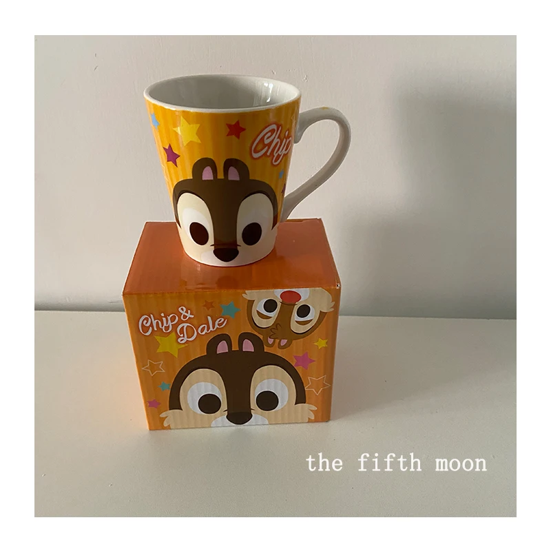 Disney Cute Cartoon Three-Eyed Alien Stitch Ceramic Cup Juice Milk Coffee Thermal Mug | Дом и сад