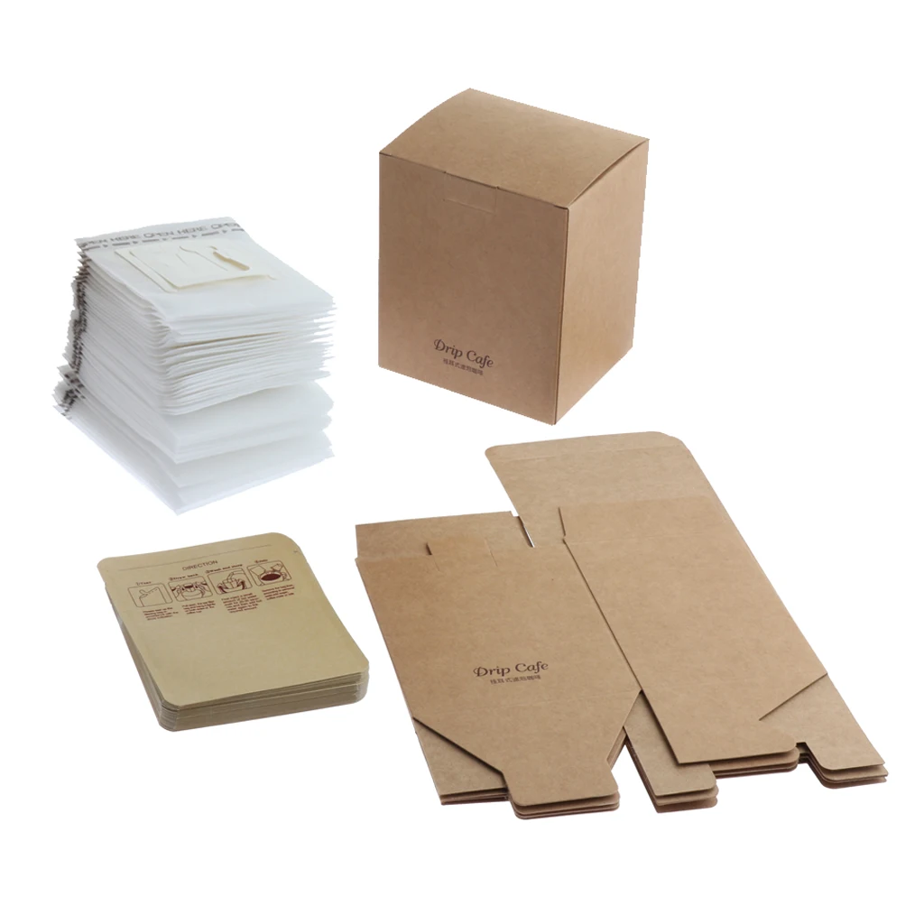 

105 Pieces Hanging Ear Drip Coffee Filter Paper Bag Travel Portable