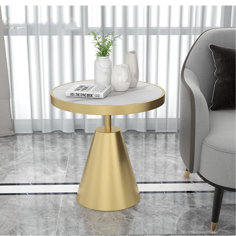 

Italian designer small tea table simple creative sofa corner several luxury style round leisure negotiation table طاولة قهوة
