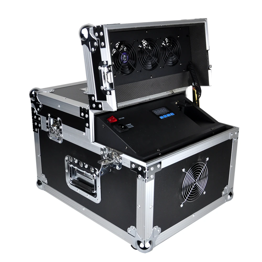 Машина для тумана TIPTOP 1000 Вт с колесами DMX512 ручной пульт дистанционного