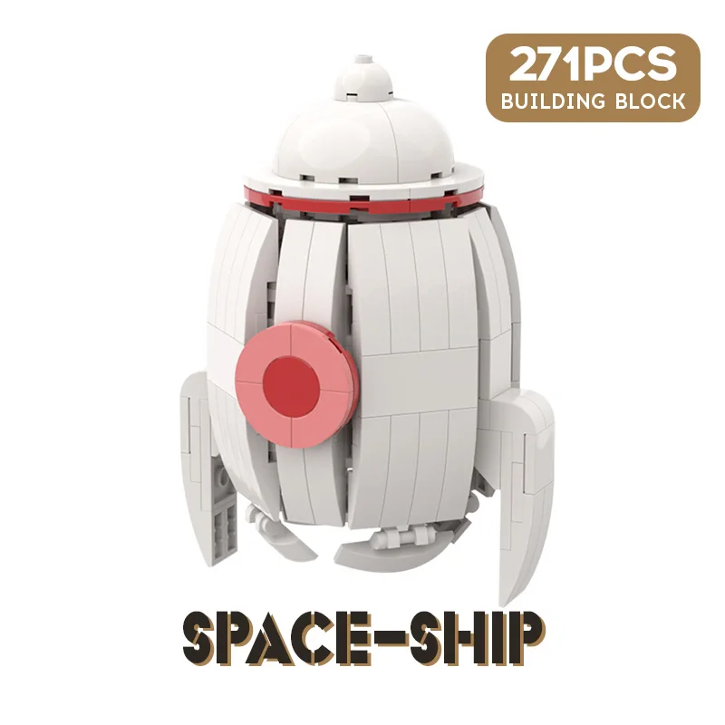 

MOC Creative DIY 271 Assembled Building Blocks Interstellar Series Sky Spaceship Boy Birthday Gift Educational Toys for children