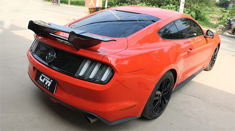 Для Ford Mustang 2015 2016 2017 2018 спойлер заднего крыла багажника Спойлеры крыльев из