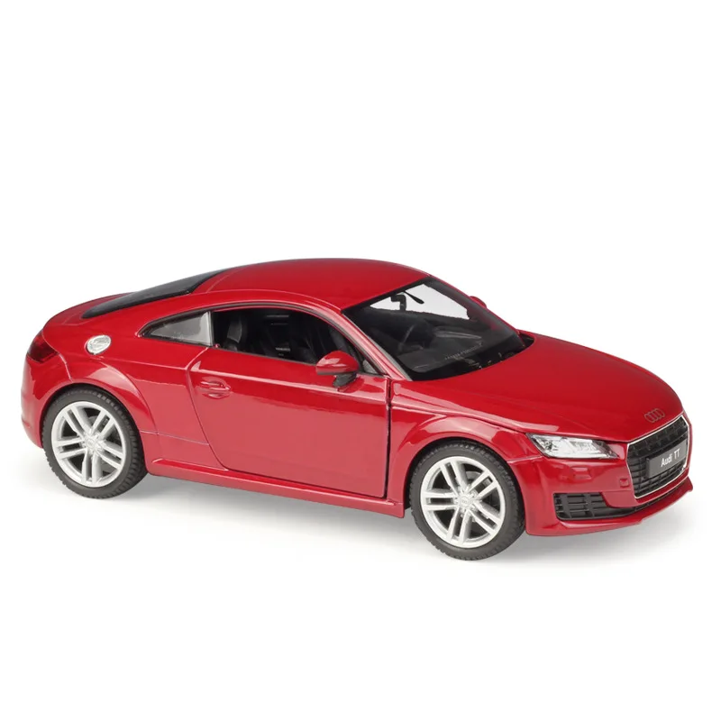 WELLY литая в масштабе 1:24 модель автомобиля 2014 Audi TT Coupe игрушечный автомобиль из