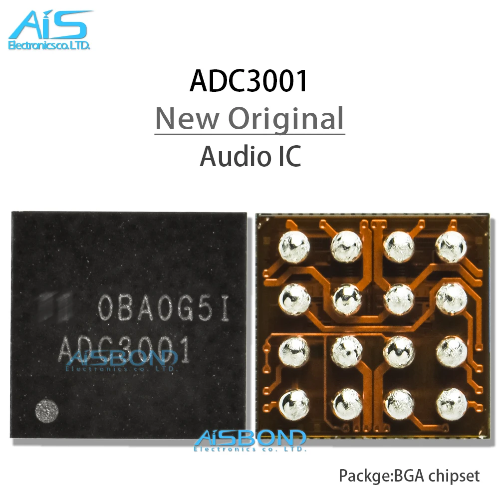 2 шт./лот ADC3001 аудио Код ic TLV320ADC3001IYZHR КОЛЬЦО телефона звук DSBGA 16 наклонных штрихов