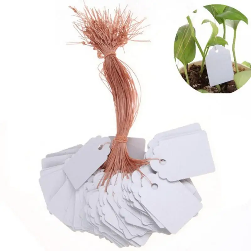 

100PCS Plant Tags Type Plant Markers Colorful Waterproof Planter Vegetable Label Nursery Garden Yard Labels Address Signs