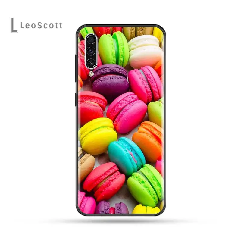 

Dessert ice cream Macaron Food Phone Case For Samsung Galaxy M10 20 30 A 40 50 70 71 6S A2 A6 A9 2018 J7 CORE PLUS STAR S10 5G