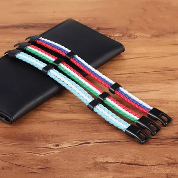 National Flag Design Pattern PU Leather Bracelet 4