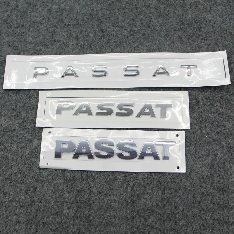 

Apply to Passat B5 Passat B6 Passat b7l Passat b8l Trunk lettering Rear logo ABS plated silver