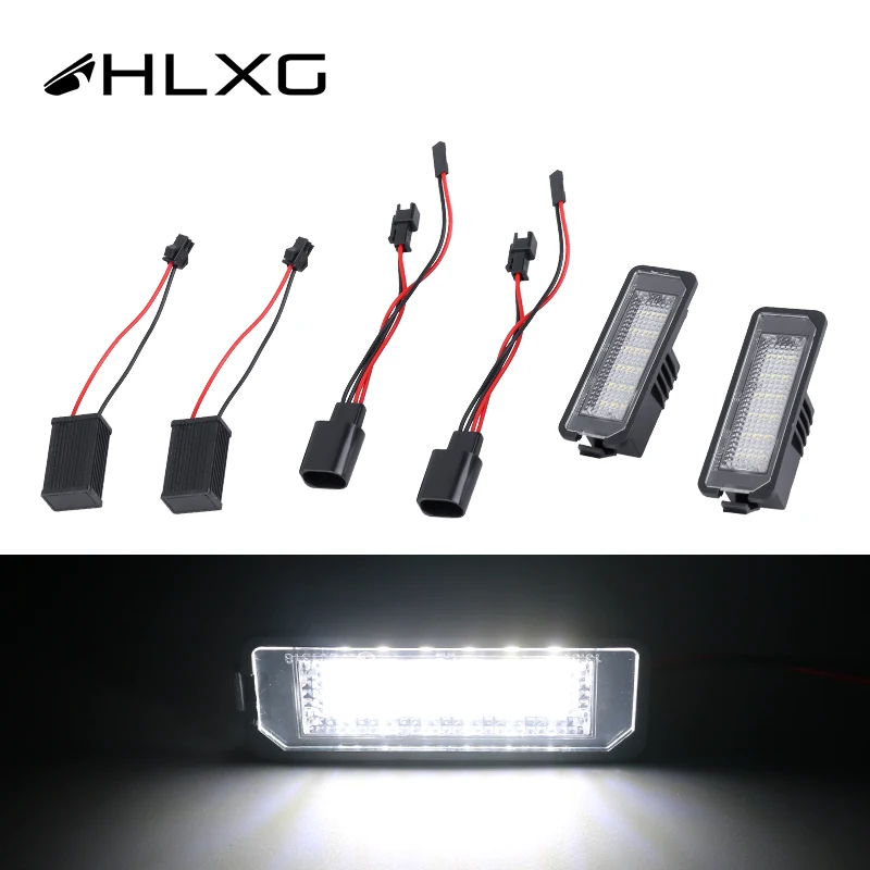 HLXG автомобильный светильник номерного знака светодиодный задний фонарь для VW GOLF