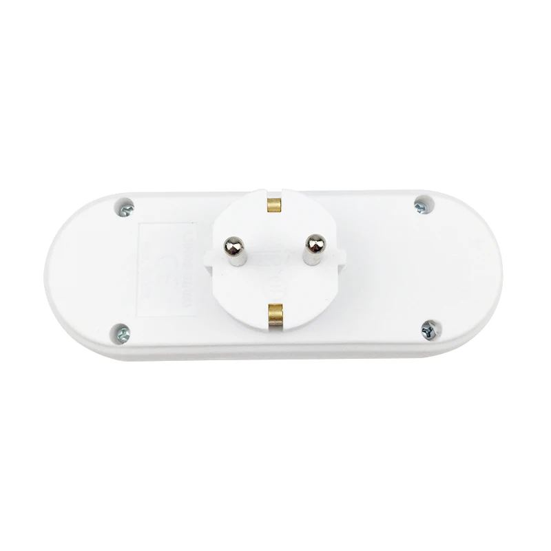 Переходник один в три с евровилкой на Европу 4 8 мм дорожные адаптеры питания