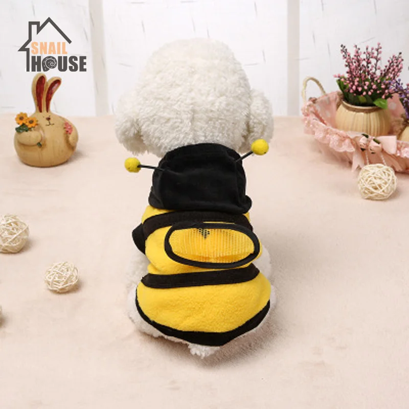 

Snailhouse Little Bee Creative Dress Up Pet Coat Pet Clothes Cute Bee Loaded Dog Clothes Puppy Small Dog Teddy Dog Plush Clothes