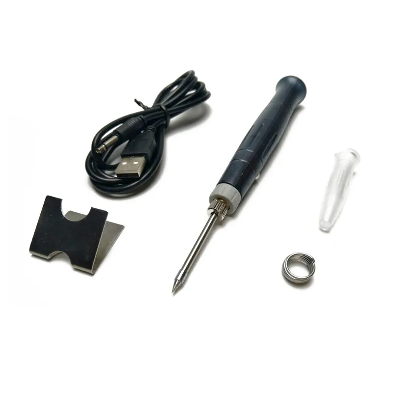 

Portable USB 5V 8W SOLDERING IRON PEN KIT with Led Indicator in Retail Package