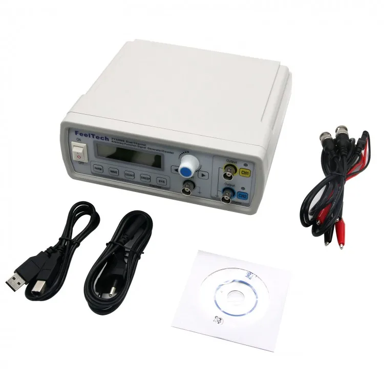 

FY3200S 24MHz Digital LCD Dual-Channel DDS Signal Generator Counter Arbitrary Waveform Frequency Meter