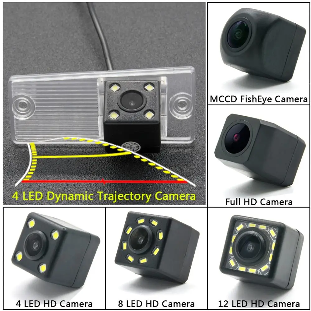 HD динамическая траектория движения заднего вида Камера для кіа Cerato LD седан 2004 2008