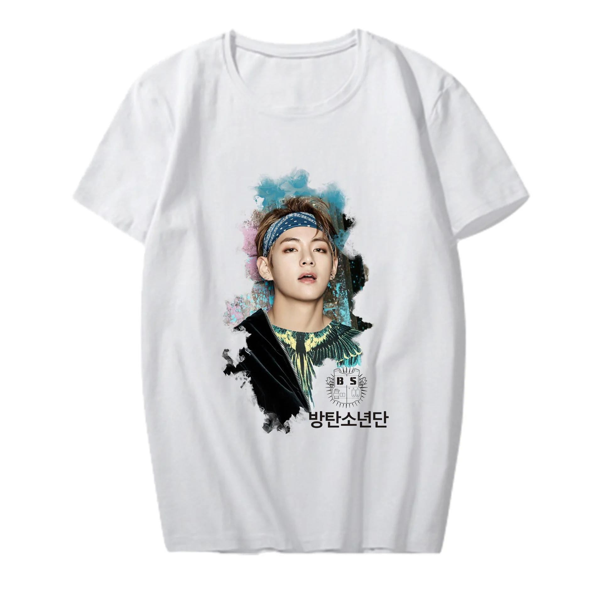 

2021 T Shirt Bangtan SUGA RM Jin J-Hope JiMin Kim Tae Hyung Kook Costume Fans T-shirt Boys Girl Teens Summer Top