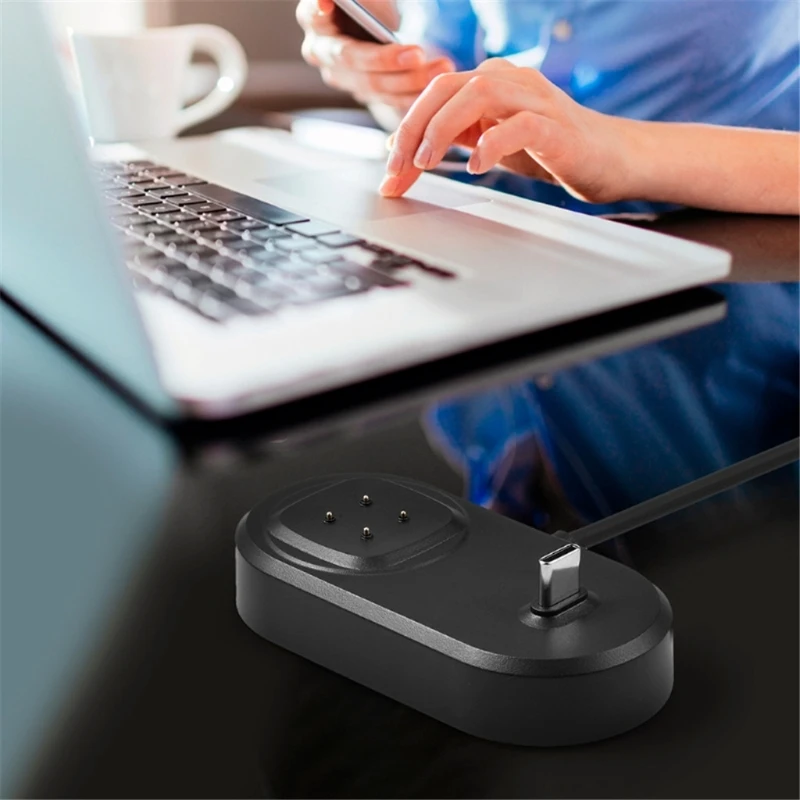 

For -Fitbit Versa3 / Sense Inductive Charging Stand Earphone For Charging C-Type P9YA
