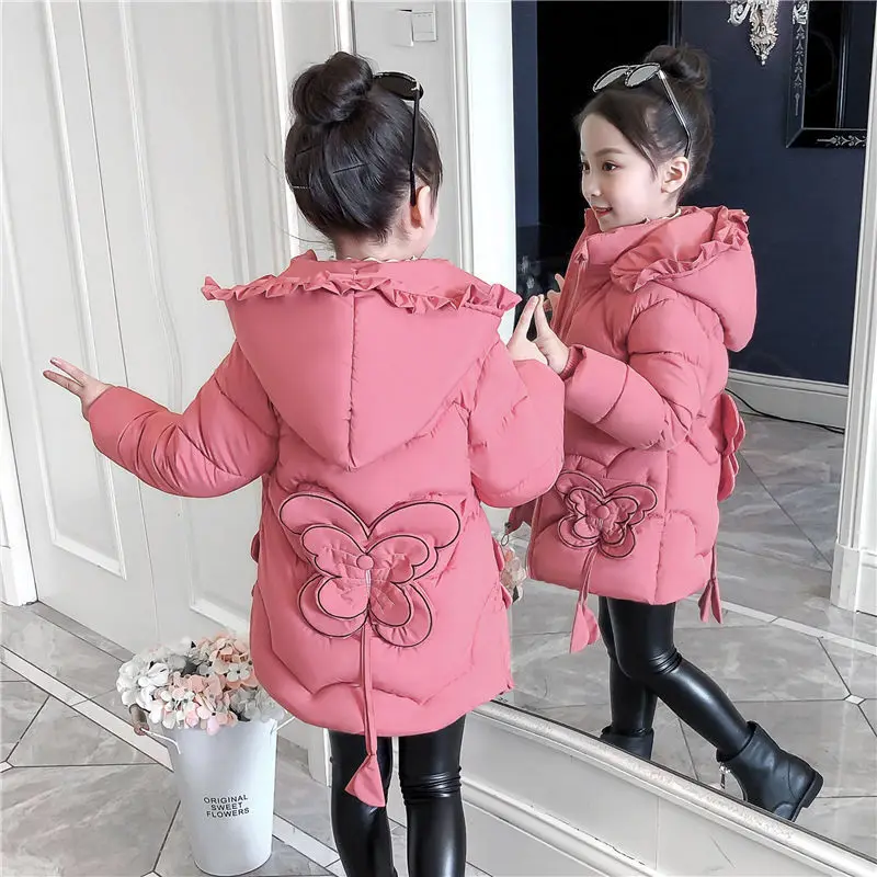

Girls' Winter Coats 2021 New Korean Style Jackets, Children's Down Coats, Girls Baby Coats